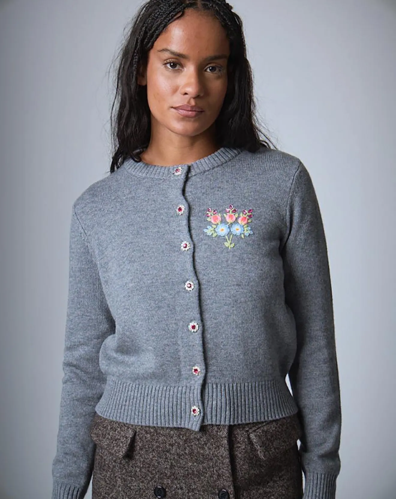 Sale Manoush Cardigan en Laine mélangée Bcbg gris