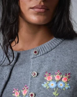 Sale Manoush Cardigan en Laine mélangée Bcbg gris