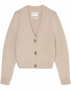 Femme Marc O'Polo Cardigan en Laine mélangée beige