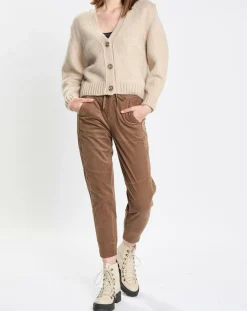 Femme Marc O'Polo Cardigan en Laine mélangée beige