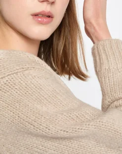 Femme Marc O'Polo Cardigan en Laine mélangée beige