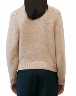Femme Marc O'Polo Cardigan en Laine mélangée beige