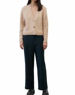Femme Marc O'Polo Cardigan en Laine mélangée beige