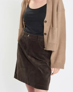 Femme Marc O'Polo Cardigan en Laine mélangée marron clair