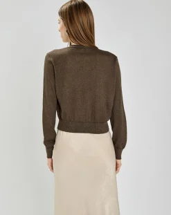 Outlet An'ge Cardigan Letitou army