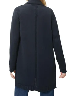 Outlet Marc O'Polo Cardigan long bleu marine