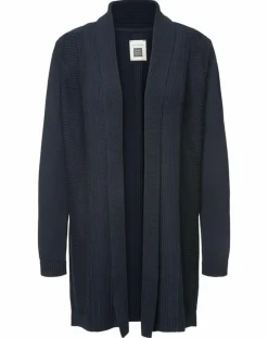 Outlet Marc O'Polo Cardigan long bleu marine