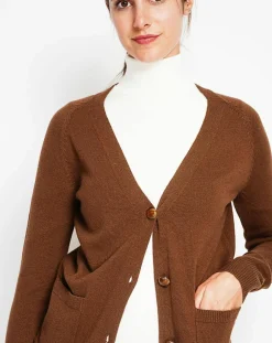 Outlet Assuili Cardigan Manon marron