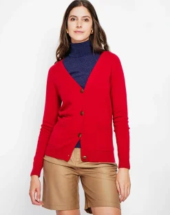 Assuili Cardigan Manon rouge