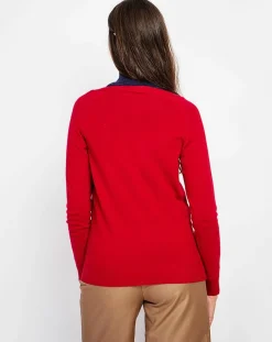 Assuili Cardigan Manon rouge