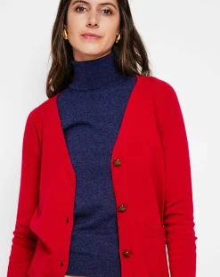 Assuili Cardigan Manon rouge
