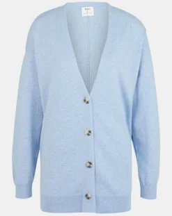 Outlet Yerse Cardigan O-Bondi bleu clair