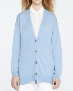 Outlet Yerse Cardigan O-Bondi bleu clair