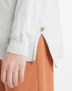 Femme Yerse Cardigan O-Bondi gris clair