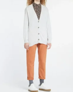 Femme Yerse Cardigan O-Bondi gris clair