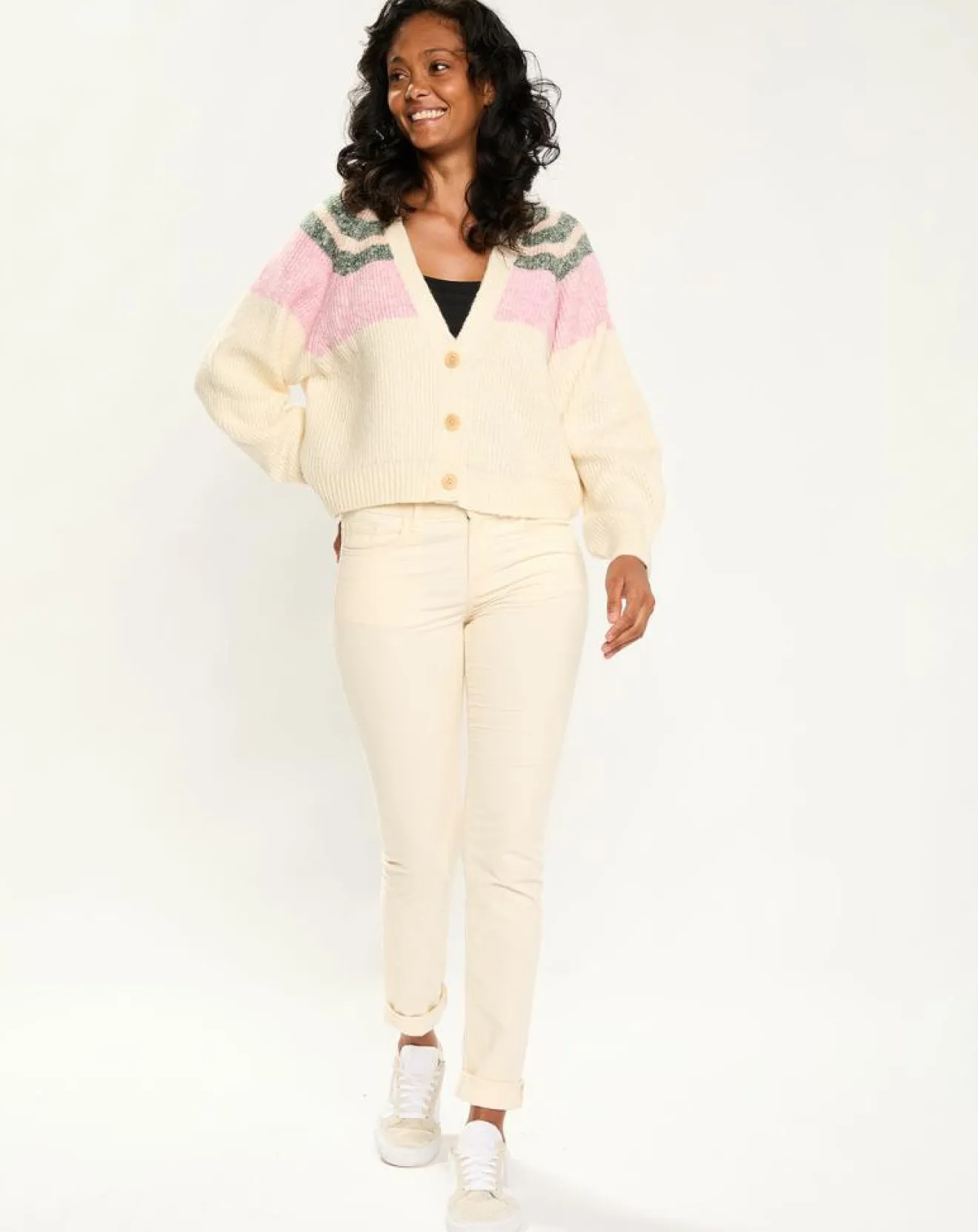 Best Esprit Cardigan rayé multicolore