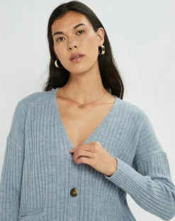 Femme Lauren Vidal Cardigan Seven célèste