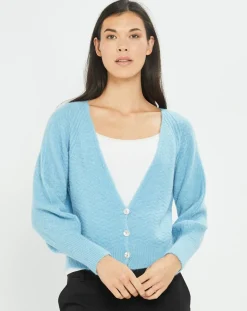 Lauren Vidal Cardigan Store ciel