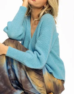 Lauren Vidal Cardigan Store ciel