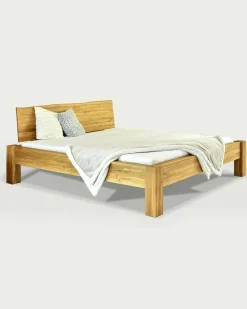 Discount Uniqka Carpenter - Lit en chêne massif