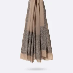 Femme Petrusse Carré 100% Soie Elisee sable - 130x200 cm