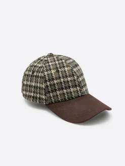 Devred Casquette baseball pied de coq marronnier