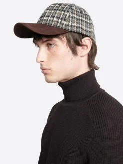 Devred Casquette baseball pied de coq marronnier