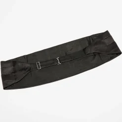 Homme Emporio Armani Ceinture de Smoking 100% Soie Mikael noire