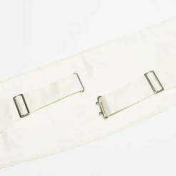 Homme Giorgio Armani Ceinture de Smoking 100% Soie Roberto crème