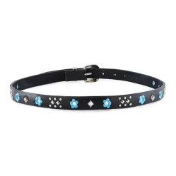 Femme Wild Ceinture en Cuir Discopop noire