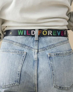 Femme Wild Ceinture en Cuir Kimmy marine