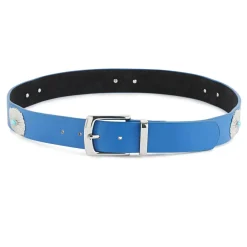 Femme Wild Ceinture en Cuir Kishi bleue