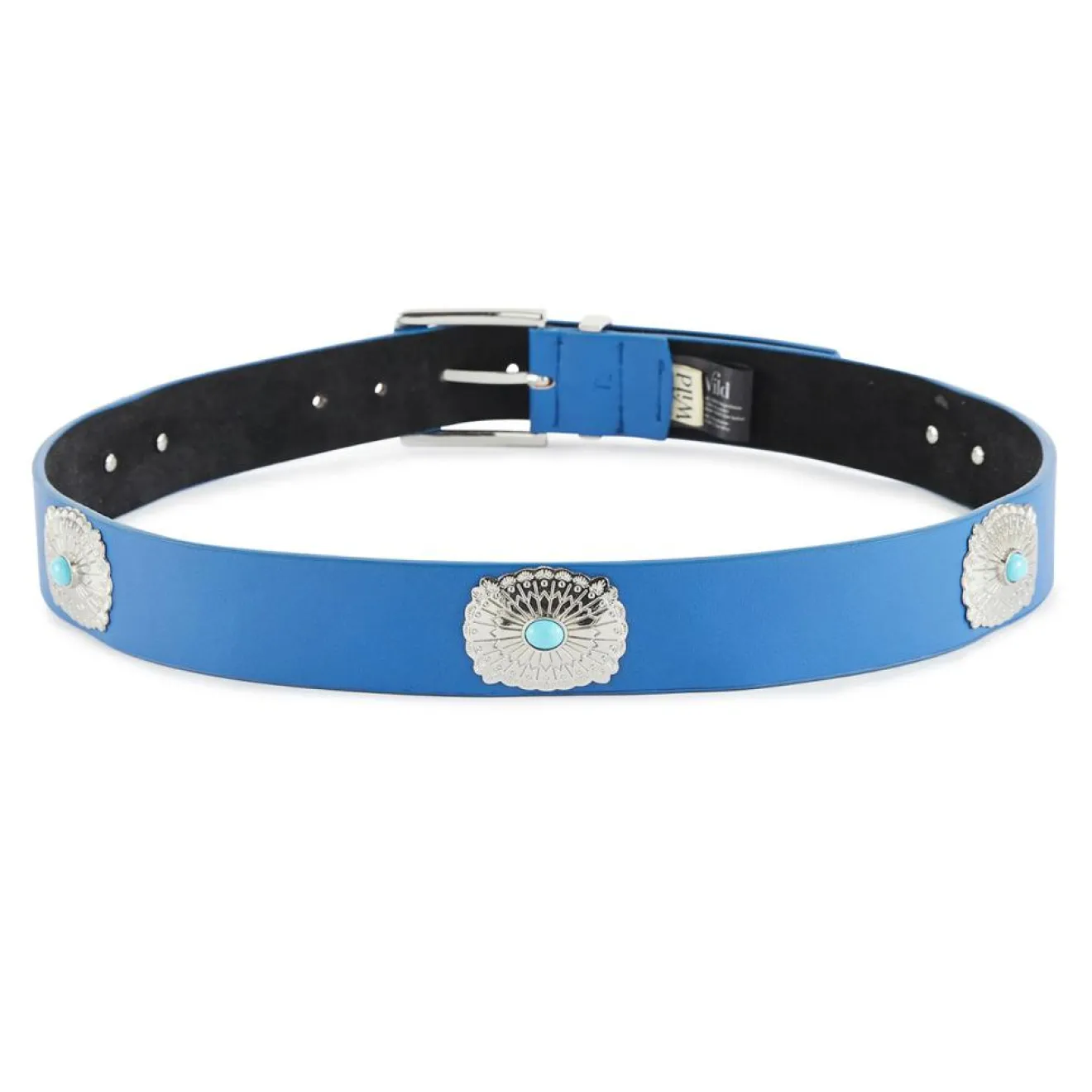 Femme Wild Ceinture en Cuir Kishi bleue
