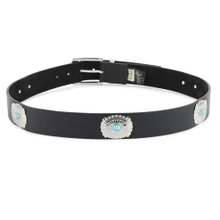 Femme Wild Ceinture en Cuir Kishi noire