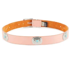 Best Wild Ceinture en Cuir Kishi rose