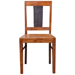 Best Bois & Chiffons Chaise acacia moon marron - 45x45x95 cm