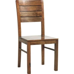 New Bois & Chiffons Chaise bois massif manguier herods marron - 45x45x98 cm