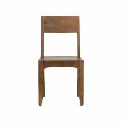 Bois & Chiffons Chaise exotique marron Acacia Arad Marron - 43x50x85 cm