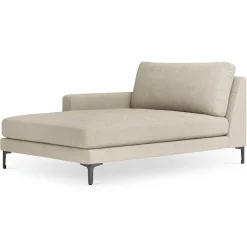 Online Mazzini Sofas Chaise Longue Gauche Venus beige - 160x104x90 cm