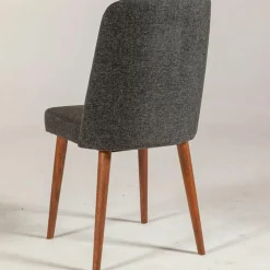 Sale Wooden Art Chaise Vina 1053 noyer/anthracite - 46x85x46 cm