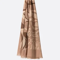 Femme Petrusse Écharpe 100% Coton Bio Onde sable - 70x200 cm