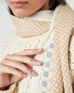 Femme Petrusse Écharpe Augustin écrue - 50x200 cm