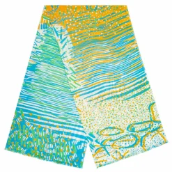 Femme Petrusse Écharpe Calypso azur - 100x200 cm