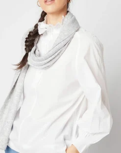 Best Galeries Lafayette Écharpe Claire gris clair - 180x40 cm