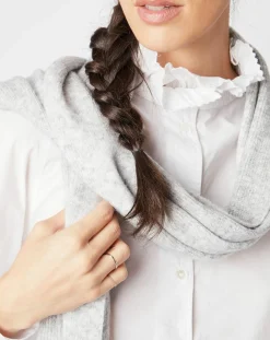 Best Galeries Lafayette Écharpe Claire gris clair - 180x40 cm