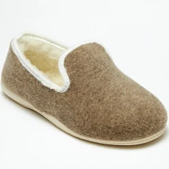 Best Apologie Studio Chaussons charentais fourrés Laine beiges