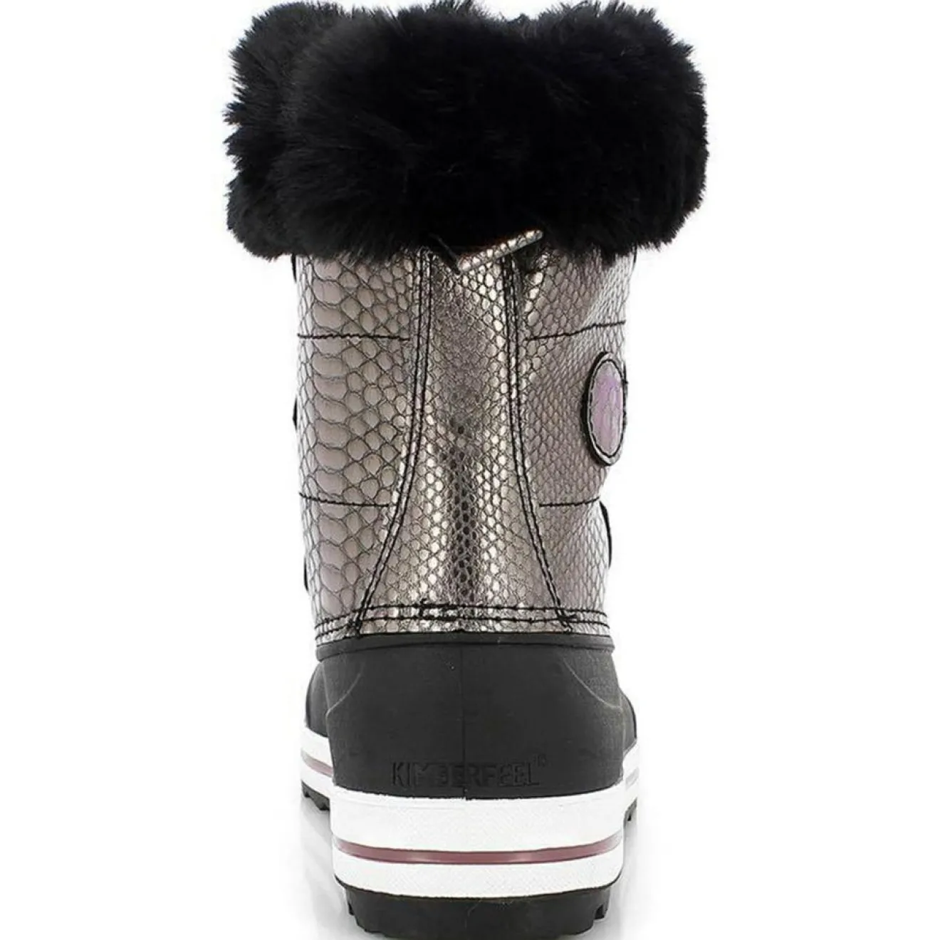 New Kimberfeel Chaussures de Montagne Diana fourrées noir/argenté