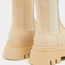 Femme Alohas Chelsea Boots en Cuir All R écrues