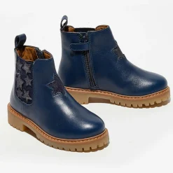 Clearance Apologie Chelsea boots en Cuir Boutchou marine