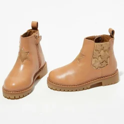 New Apologie Chelsea boots en Cuir Boutchou camel